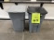 RUBBERMAID TRASH CANS