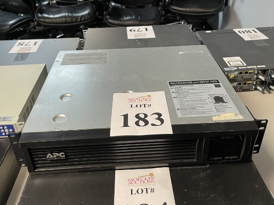 APC UPS MODEL C1000 RACK MOUNTABLE POWER BACK UP