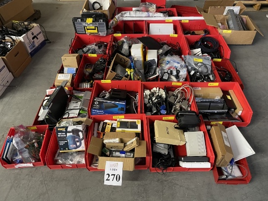 LARGE LOT CONSISTING OF NETWORKING COMPONENTS
