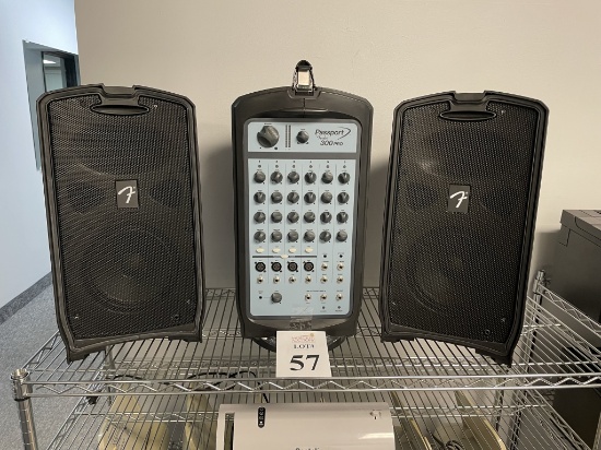 FENDER PASSPORT 300 PRO PORTABLE PA SYSTEM