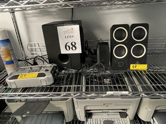 LOT CONSISTING OF LOGITECH COMPUTER SPEAKERS
