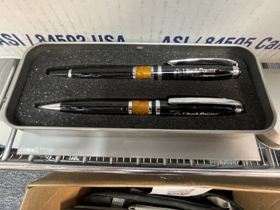 LOT OF CONSISTING OF PEN GIFT SETS WITH TIN CASE