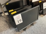 ASSORTED SIZED DELL AND HP MONITORS: 22