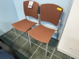 METAL FRAMED CLIENT CHAIRS