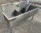 3 COMPARTMENT STAINLESS STEEL SINK