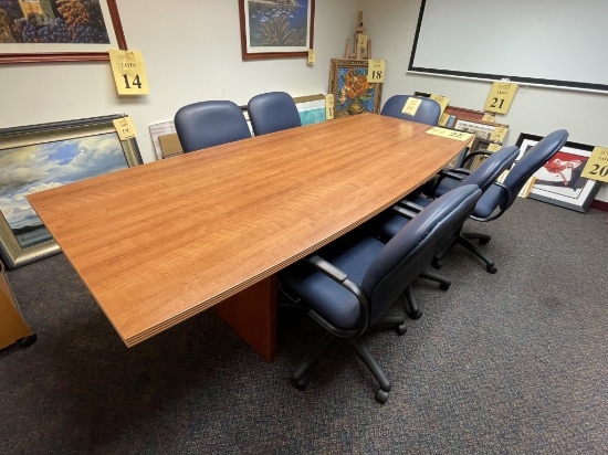 LOT CONSISTING OF FORMICA CONFERENCE TABLE