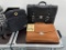 ASSORTED LEATHER BRIEF CASES