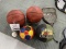 SPALDING BASKETBALLS SIGNED BY MIKE WOODSON