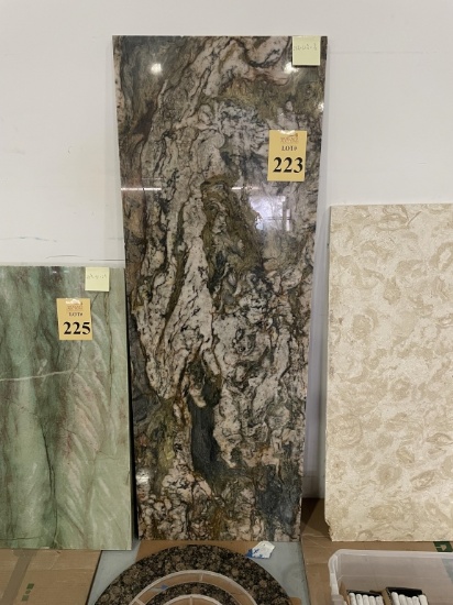 SLAB EXOTIC GRANITE, MEASURES 23" X 65" X 1"