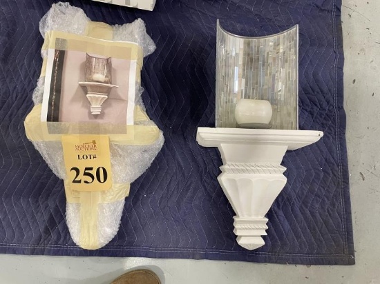 DECORATIVE WOOD WALL SCONCES