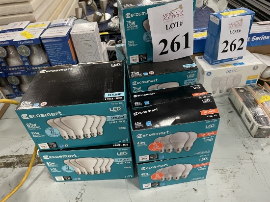LOT CONSISTING OF ASSORTED WATT LED ECOSMART