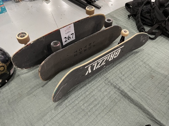 ASSORTED SKATEBOARDS, GLOBE, LANDYCHTZ