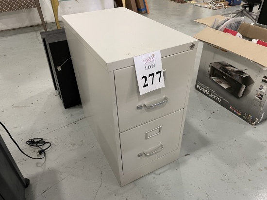 METAL (2) DRAWER FILE CABINET