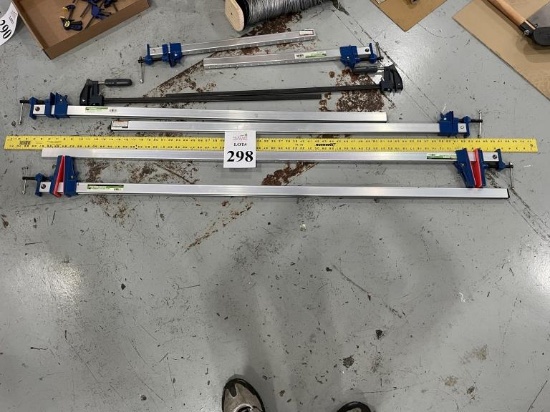 LOT CONSISTING OF (8) BAR CLAMPS, ALSO INCLUDES