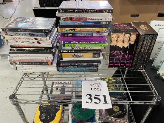 LOT CONSISTING OF ASSORTED DVD MOVIES