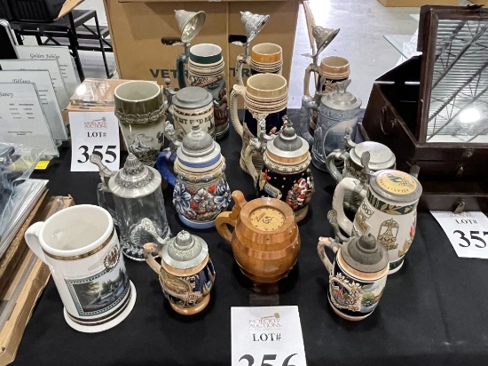COLLECTIBLE GERMAN BEER STEINS