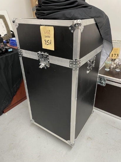 ROAD CASE, 21" X 21" X 40", ON WHEELS