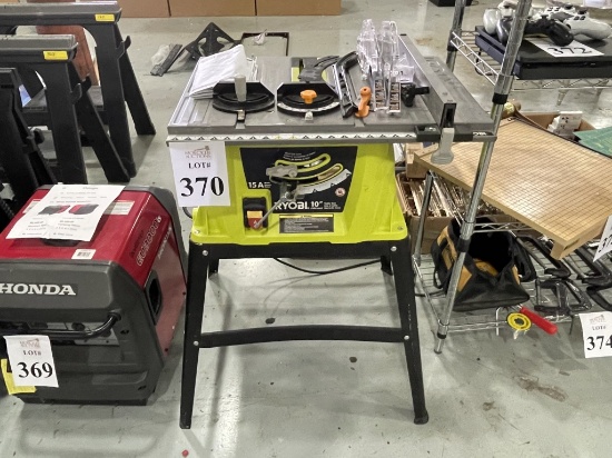 RYOBI 10" PORTABLE TABLE SAW, MODEL RTS10