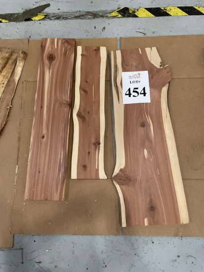 LOT CONSISTING OF CEDAR LOG SLICES
