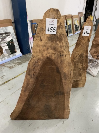 CYPRESS LIVE EDGE LOG SLICE