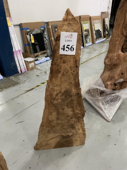 CYPRESS LIVE EDGE LOG SLICE