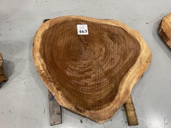 LARGE LIVE EDGE LOG SLICE