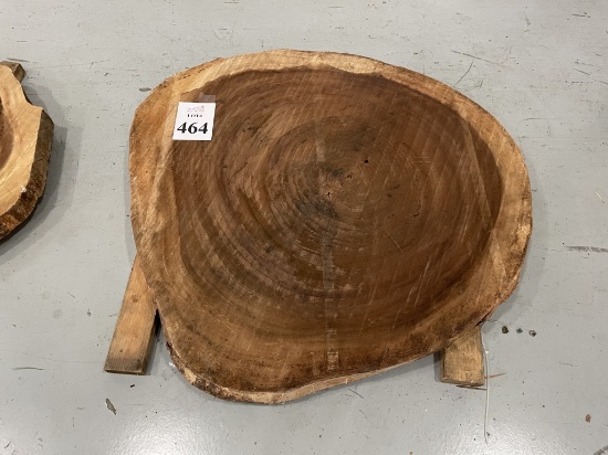 LARGE LIVE EDGE LOG SLICE