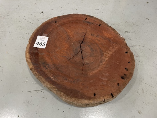 LARGE LIVE EDGE LOG SLICE