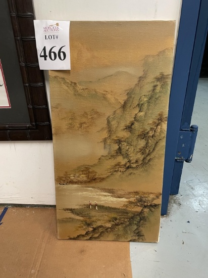 ASIAN LANDSCAPE OIL ON CANVAS