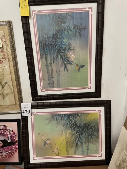 ASIAN ART WATERCOLOR ON PAPER
