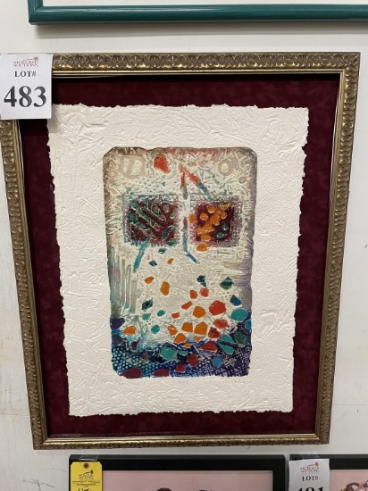 FRAMED ABSTRACT RELIEF