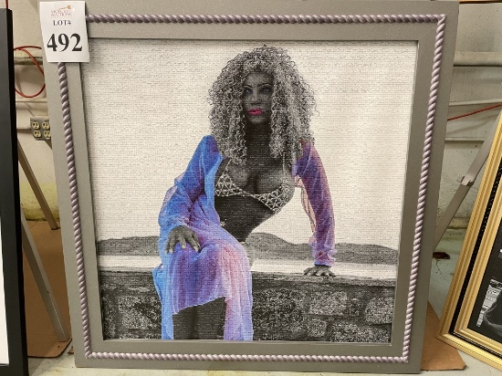 FRAMED PRINT OF FEMALE