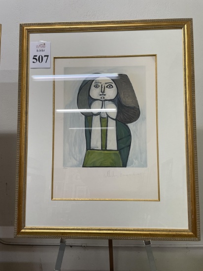 FRAMED LITHOGRAPH