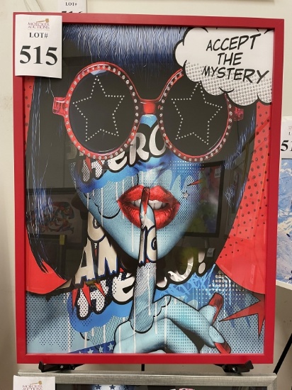 FRAMED CONTEMPORARY COMIC BOOK ART POSTER