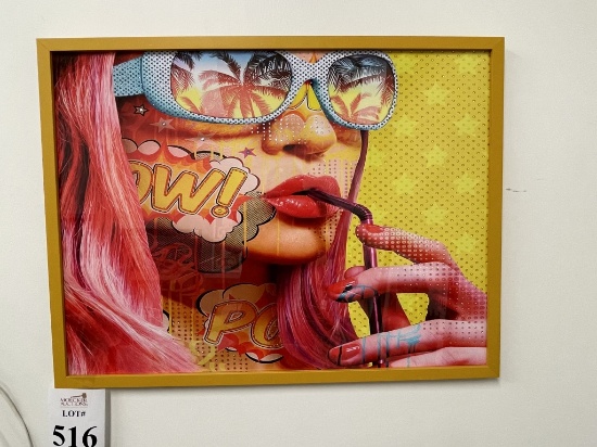 FRAMED CONTEMPORARY COMIC BOOK ART POSTER