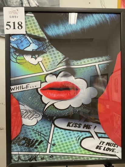 FRAMED CONTEMPORARY COMIC BOOK ART POSTER
