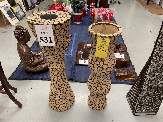 DECORATIVE WOOD PLANTERS