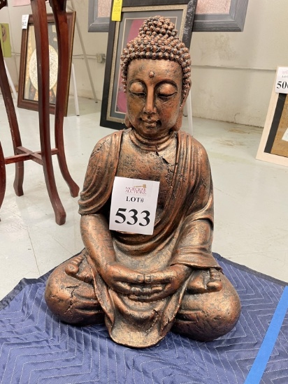 COMPOSITE 27"H BUDDHA STATUE