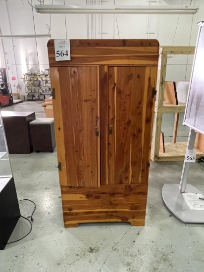 JASPER CEDAR VINTAGE CEDAR WARDROBE CABINET