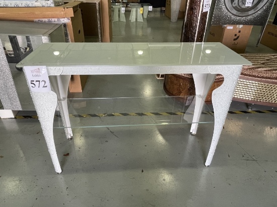 MALVASIO DESIGNS VETRO GLASS SOFA TABLE