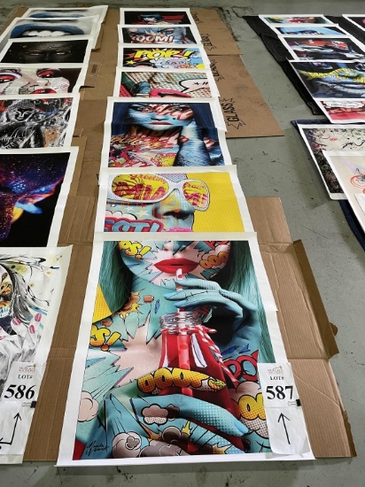 CONTEMPORARY COMIC BOOK ART POSTERS