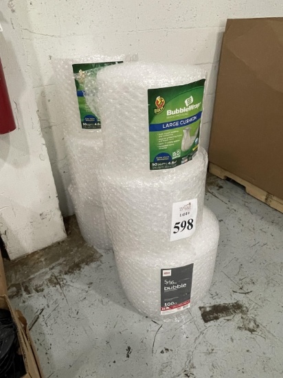 LOT CONSISTING OF (6) ROLLS OF BUBBLE WRAP