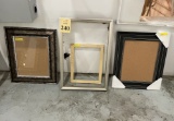 LOT CONSISTING OF (4) ASSORTED SIZED FRAMES