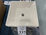 PORCELAIN ABOVE COUNTER SINKS
