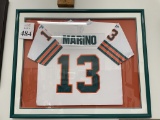 DAN MARINO AUTOGRAPHED DOLPHINS JERSEY