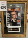 AUTOGRAPHED CIGAR AFICIONADO SHADOW BOX