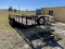 20' FLATBED DUAL AXLE EQUIPMENT TRAILER