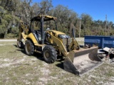 CATERPILLAR 420F BACKHOE LOADER WITH OROPS