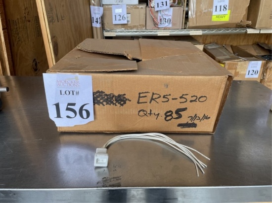 ER5-520, FEMALE GROMMET RECEPTACLE, WHITE