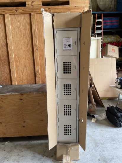 WINHOLT MODEL WL-66 (6) COMPARTMENT LOCKER UNIT